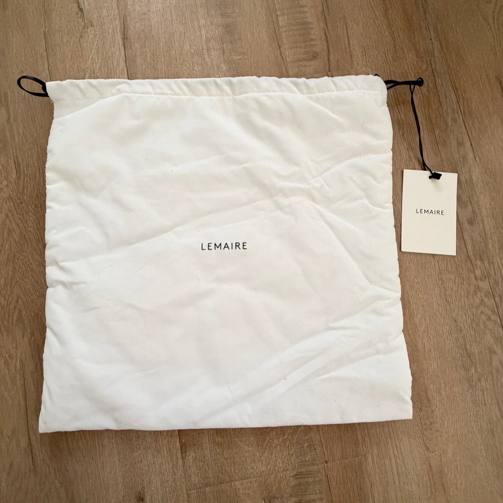 NEW Lemaire Drawstring Padded Dust Bag With Tag For Mini Beret Basque 15” X 15”‎